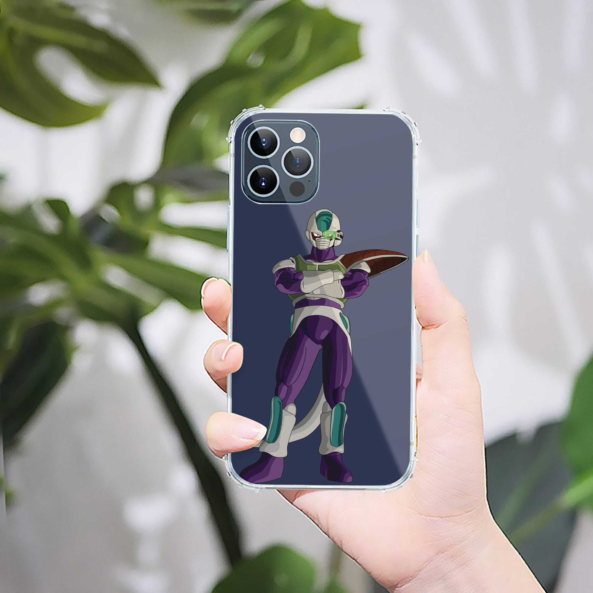 （画像用） ドラゴンボール フリーザ DRAGON BALL Frieza 【iPhone 12シリーズ対応】透明スマホケース（クリアソフトケース）